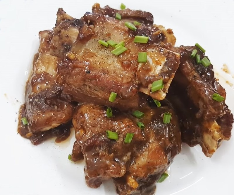 sườn bò úc rim